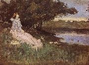 Charles conder Miss Raynor Germany oil painting artist